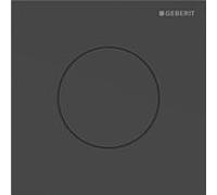 Geberit d'urinoir type 40 116014141 pneumatique, ronde, noir mat / revêtement facile à nettoyer