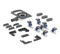 Geberit écoulement de receveur de douche avec sept pieds, pour CleanFloor30 surface de douche intégrée, hauteur de l'eau de barrage 30mm, 551557001 - CM