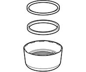 Geberit écrou-raccord 238073111 pour réservoir exposé AP112, AP116 et AP117, blanc