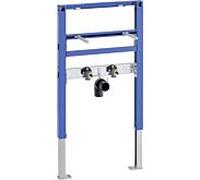 Geberit Élément de lavabo Duofix 111485001 Hauteur: 98/82 cm, pour mitigeur monotrou