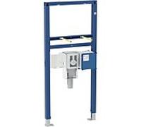 Geberit Élément de lavabo Duofix 111556001 BH 112cm, sans obstacle, avec boîtier de fonction dissimulé, avec siphon dissimulé, pour mitigeur sur socle