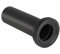 Geberit - Ensemble connecteur droit Geberit pour toilettes au sol : D90 mm noir (131.083.16.1)