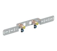 Geberit FlowFit Angle de raccordement 90° prémonté, double, décalé, DN 15, 619.6