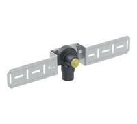 Geberit FlowFit Équerre de raccordement 90° pré-montée, simple, décalée, isolée,