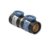 Geberit FlowFit Passage vers système étranger d25 mm, pour épaisseur de paroi de tube 2,5-2,7 mm, bronze de silicium sans plomb, raccord à sertir pour une connexion sûre du système