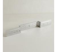 Geberit FlowFit Plaque de montage décalée, double, distance de raccordement 10 c