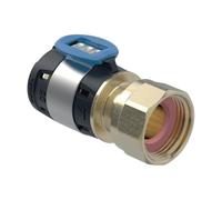 Geberit FlowFit Raccord avec écrou de raccordement, 20 mm x 1/2"