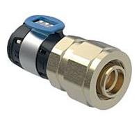 Geberit FlowFit transition 620732001 DN 20, Ø 25/25 mm, G 2000 , 8 cm, avec raccord à vis