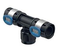 Geberit Pièce en T de transition FlowFit 620381001 DN 15/15/12, Ø 20/16 mm, 11,5 cm, passage