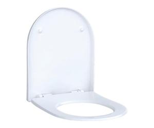 Geberit Geberit Abattant WC Acanto charnières MS chromé, avec frein de chute, blanc Quantité:1