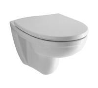 Geberit Geberit Abattant WC Felino blanc, avec couvercle, charnières chromées, avec frein de chute Quantité:1