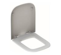 Geberit Geberit Abattant WC myDay blanc, charnières MS chromées, avec frein de chute Quantité:1