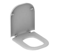 Geberit Siège de WC Renova Nr. 1 Comfort - sans barrière, design carré, fixation par le bas