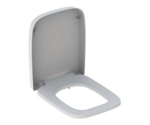 Geberit Geberit Abattant WC Renova Plan S. MS vc, avec frein, blanc, coin, fixation avant Quantité:1