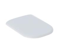 Geberit Geberit Abattant WC Smyle m avec frein de chute, blanc, charnières MS chromées Quantité:1