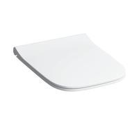 Geberit Siège WC Smyle Slim – sandwich antibactérien, charnières QuickRelease, fermeture auto, blanc