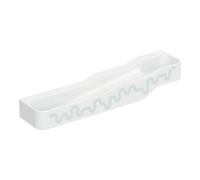 Geberit Bambini jeu et lavabo, L:180cm, 4 places de lavage, bassin plus bas à gauche, sans trop-plein, 502.977.79.2, Couleur: blanc alpin / décor : vert forêt - vert clair / sans trou de lapin