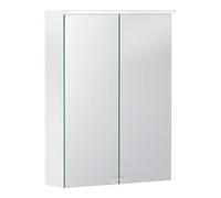 Geberit Geberit Armoire à miroir Option Basic 50x67,5x14 cm, avec éclairage, 2 portes, blanc Quantité:1