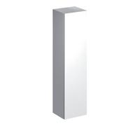 Geberit Xeno 2 armoire haute 500503, 400x1700x351mm, 1 porte et miroir intérieur, 500503011, Couleur: Laque brillante blanche - CM