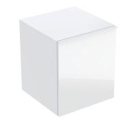 Geberit Geberit Armoire latérale Acanto 1 porte, 1 tiroir en I, L 46 cm, blanc brillant / blanc mat Quantité:1