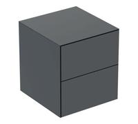Geberit Geberit Armoire latérale One 45x49,2x47cm, 2 tiroirs, mat noir Quantité:1