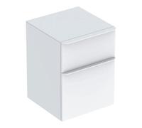 Geberit Geberit Armoire latérale Smyle Square 45x60x47 cm, 2 tiroirs, blanc brillant Quantité:1