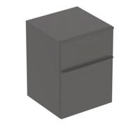 Geberit Armoire latérale Smyle Square 500.357.JK.1 45×60×47 cm 2 tiroirs Lave laqué mat