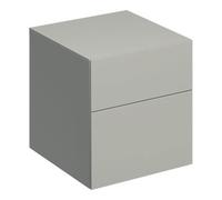 Geberit Geberit Armoire latérale Xeno2 45x51x46,2 cm, 2 tiroirs, mat/greige Quantité:1