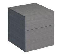 Geberit Geberit Armoire latérale Xeno2 45x51x46,2 cm, 2 tiroirs, struct./gris foncé Quantité:1