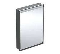Geberit Geberit Armoire miroir One 60x90x15 cm, avec ComL, 1 porte, à gauche, blanc mat/alu pb Quantité:1