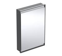 Geberit Geberit Armoire miroir One 60x90x15 cm, ComL, 1 porte, à droite, blanc avec poignée alu Quantité:1