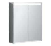 Geberit Geberit Armoire miroir Option 60x70x15mm, avec éclairage, 2 portes Quantité:1