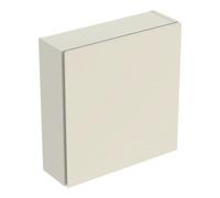 Geberit Geberit Armoire murale 45x46,7x15 cm, carrée, 1 porte, gris/satiné Quantité:1