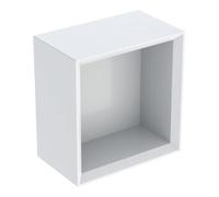 Geberit Geberit Boîte murale 22,5x23,3x13,2 cm, carrée, blanc laqué brillant Quantité:1