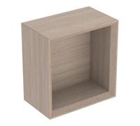 Geberit Boîte murale iCon 502321JH1 22,5x23,3x13,2 cm carrée chêne naturel/mélamine