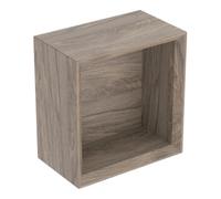 Geberit Geberit Boîte murale 22,5x23,3x13,2 cm, carrée, noyer/structure mélaminée Quantité:1