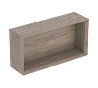 Geberit Geberit Boîte murale 45x23,3x13,2 cm, droite, noyer/struc. mélaminé Quantité:1