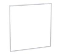 Cadre de finition pour armoire de toilette Geberit ONE, montage encastré, 105 cm, 505.844.00, 505844001, Couleur: blanc / aluminium revÃªtu par poudre - CM