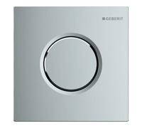 Geberit Geberit Commande d'urinoir Type 01 pneumatique, Round, chromé brillant Quantité:1