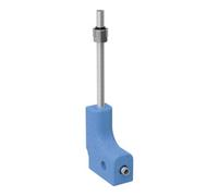 Coude de raccordement en tube métallique 90° avec boîtier d'isolation et raccord union pour eurocône Geberit Mepla 611251227