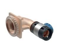 Geberit Geberit Coude de raccordement FlowFit d 16 mm x Rp 1/2, 90°, pour réservoir encastré Quantité:1