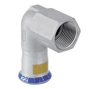 Geberit Geberit Coude de raccordement gaz Mapress d 18xRp 1/2, 90°, femelle, acier inoxydable Quantité:1