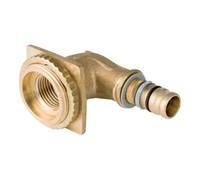 Geberit Geberit Coude de raccordement Mepla 16xRp 1/2, 90°, pour chasse encastrée, laiton rouge Quantité:1