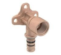 Geberit Geberit Coude de raccordement Mepla d=16 mm x Rp 1/2 x 52 mm, 90°, laiton rouge Quantité:1