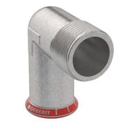 Geberit Geberit coude de transition Mapress acier C 28mmxR 3/4, 90°, mâle, galvanisé extérieur Quantité:1