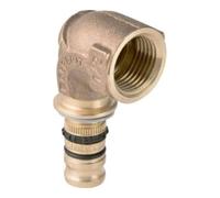 Geberit Geberit coude de transition Mepla d=16mmxRp 3/4, 90°, avec filetage femelle, laiton rouge Quantité:1