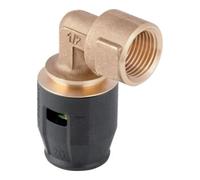 Geberit Geberit coude de transition PushFit d 16 mm x Rp 1/2, 90°, avec filetage intérieur, laiton rouge Quantité:1