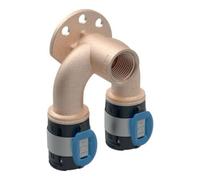 Geberit Geberit Coude double raccord FlowFit d= 25mmxRp 1/2x25mm, 52mm, 90° Quantité:1