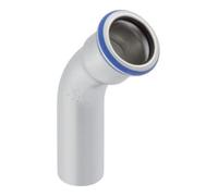Geberit Geberit Coude Mapress d 22mm, inox-f, 45°, avec emboîture, ES Quantité:1