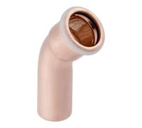 Geberit Geberit Coude Mapress d 42 mm, 45 degrés, avec embout insérable, cuivre Quantité:1